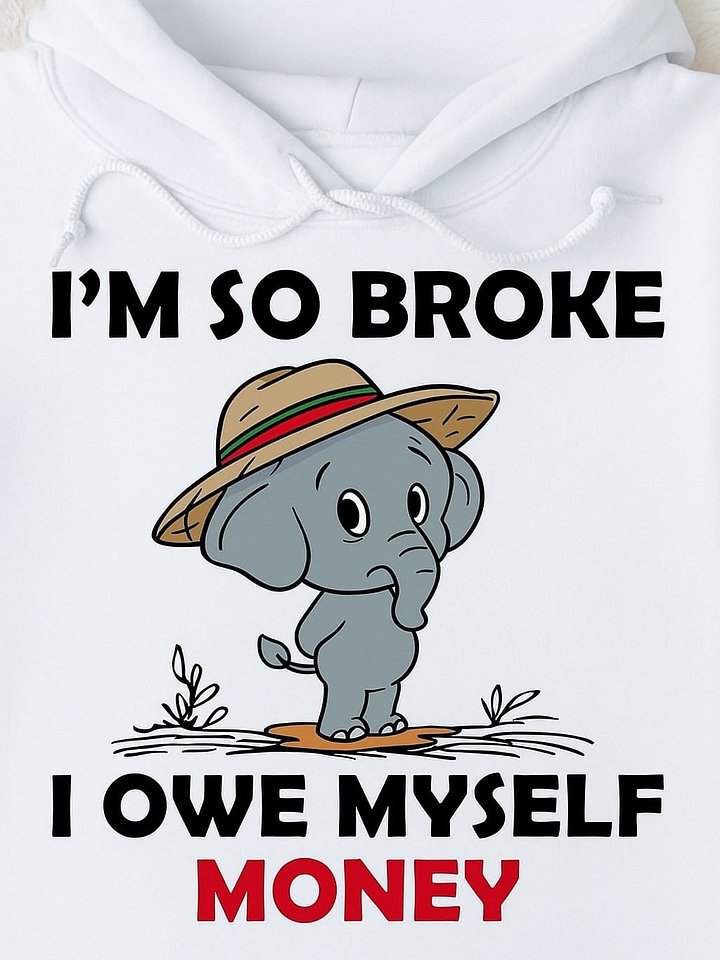 Broke Elephant Vibes Hoodie product image (1)