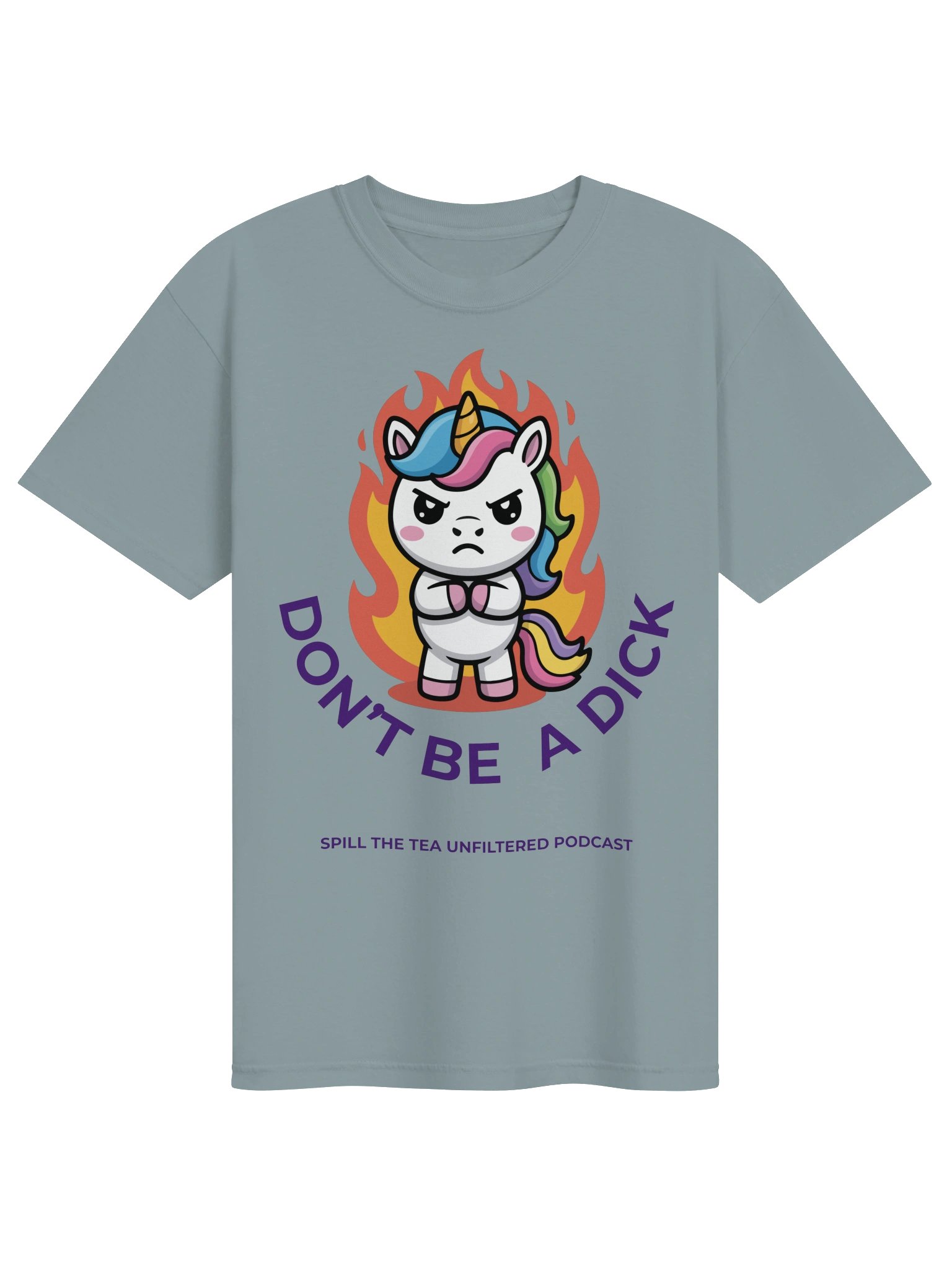 Sassy Unicorn "DONT BE A DICK" Tee product image (1)