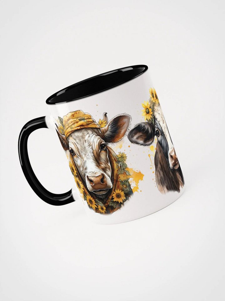 Sunflower Cow Accent Mug product image (2)