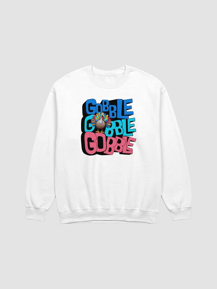 Gobble Gobble Gobble Vibrant Turkey Crewneck product image (23)