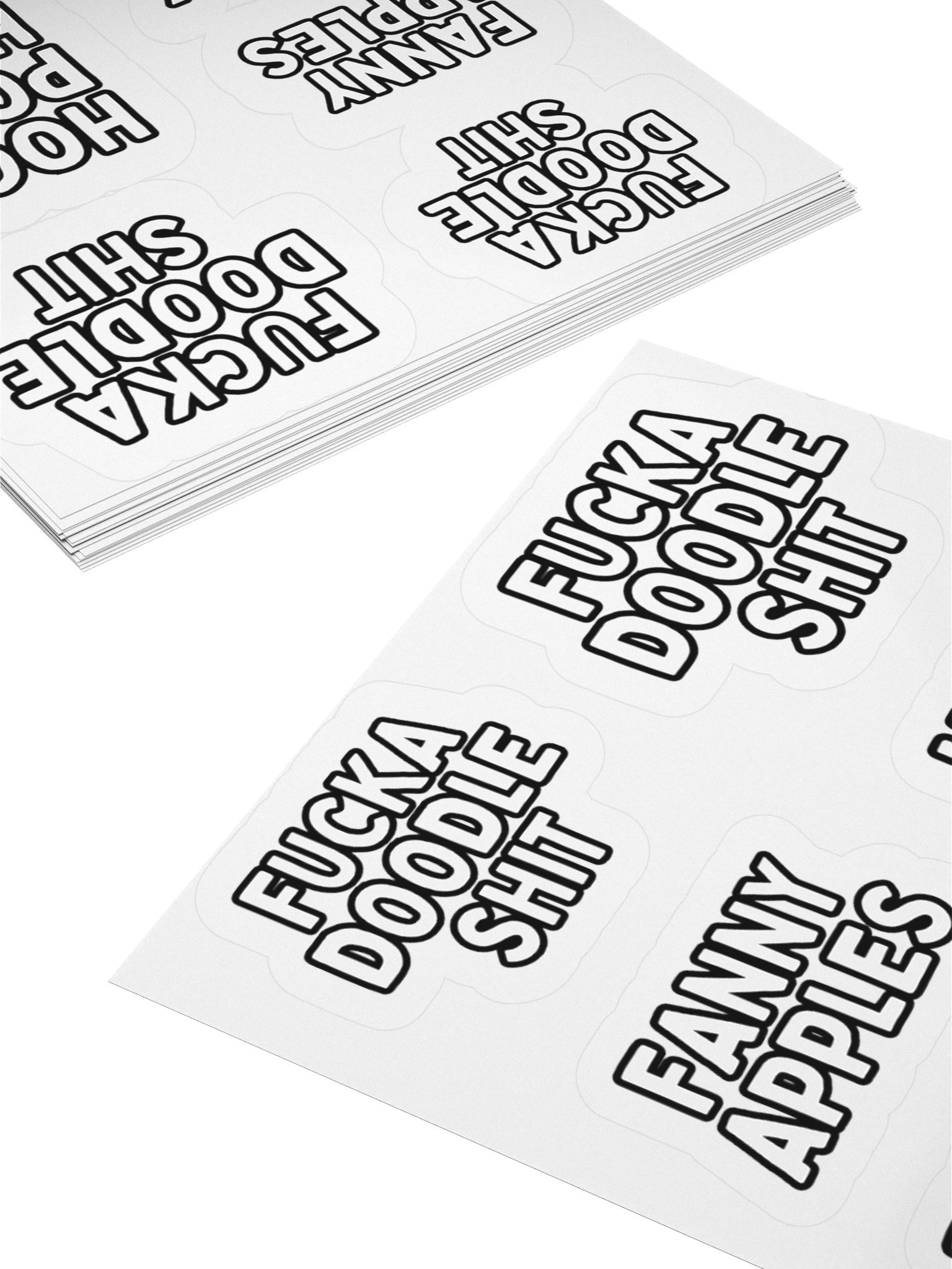 Quirky Phrase Kiss Cut Stickers Set product image (4)