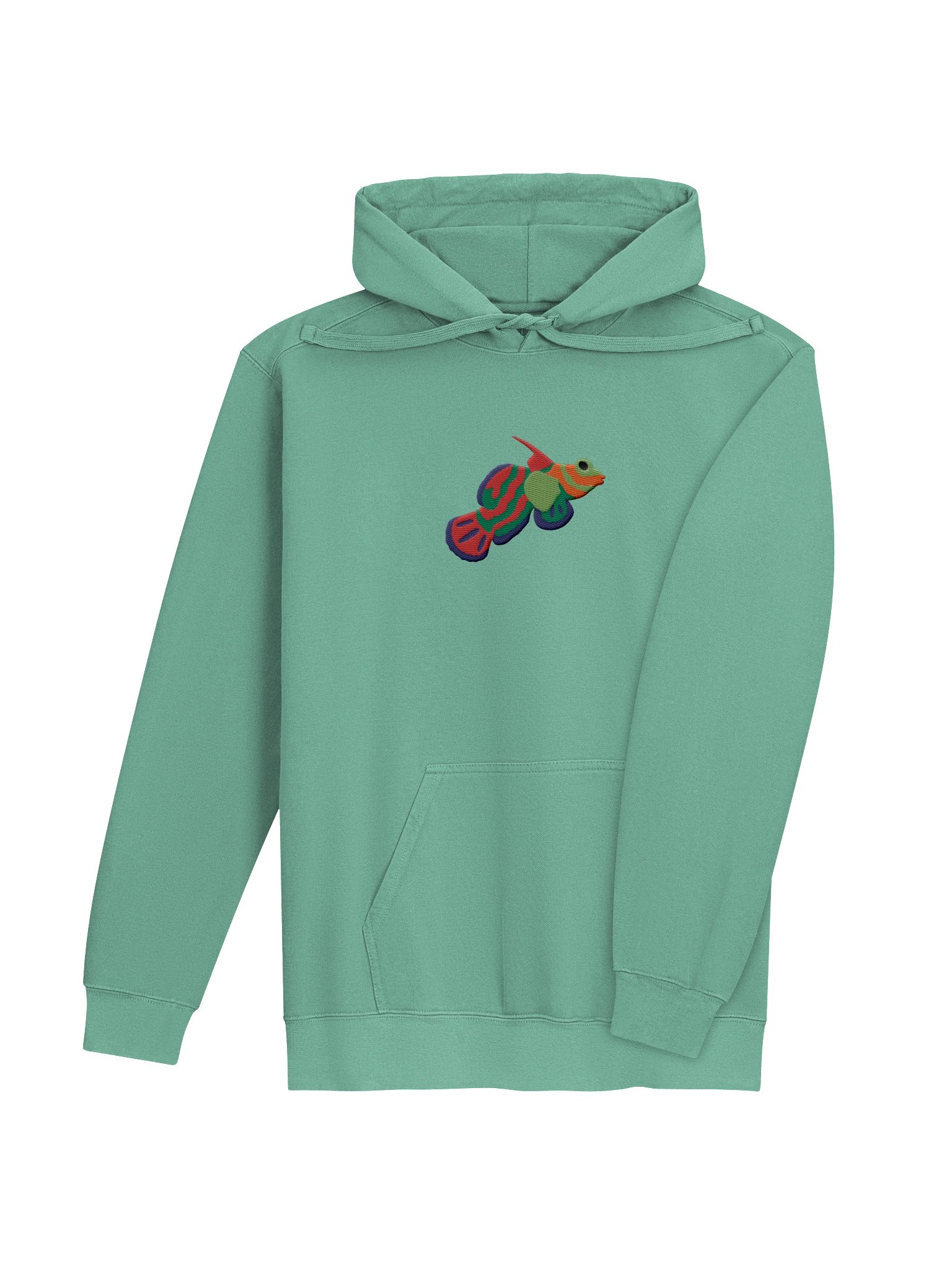 Mandarin Dragonet Embroidered Hoodie | Saltwater Reef Aquarium & Ocean Lover Apparel product image (20)