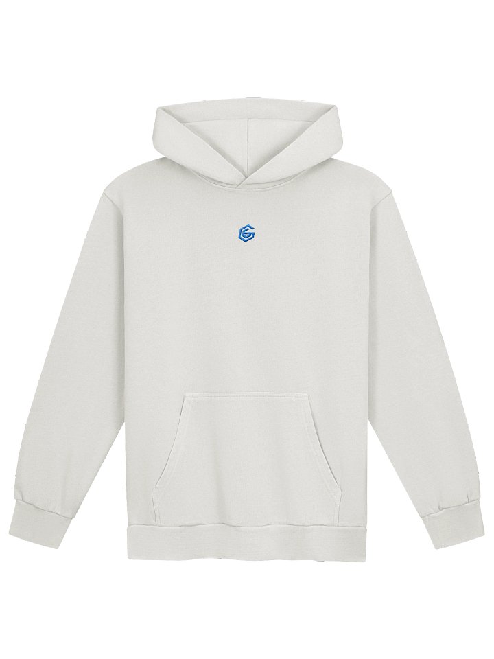 G6 White Urban Hoodie Garment Dyed product image (1)