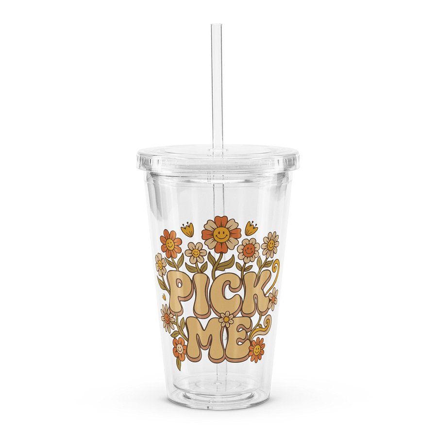 Pick-Me Florals clear tumbler product image (1)