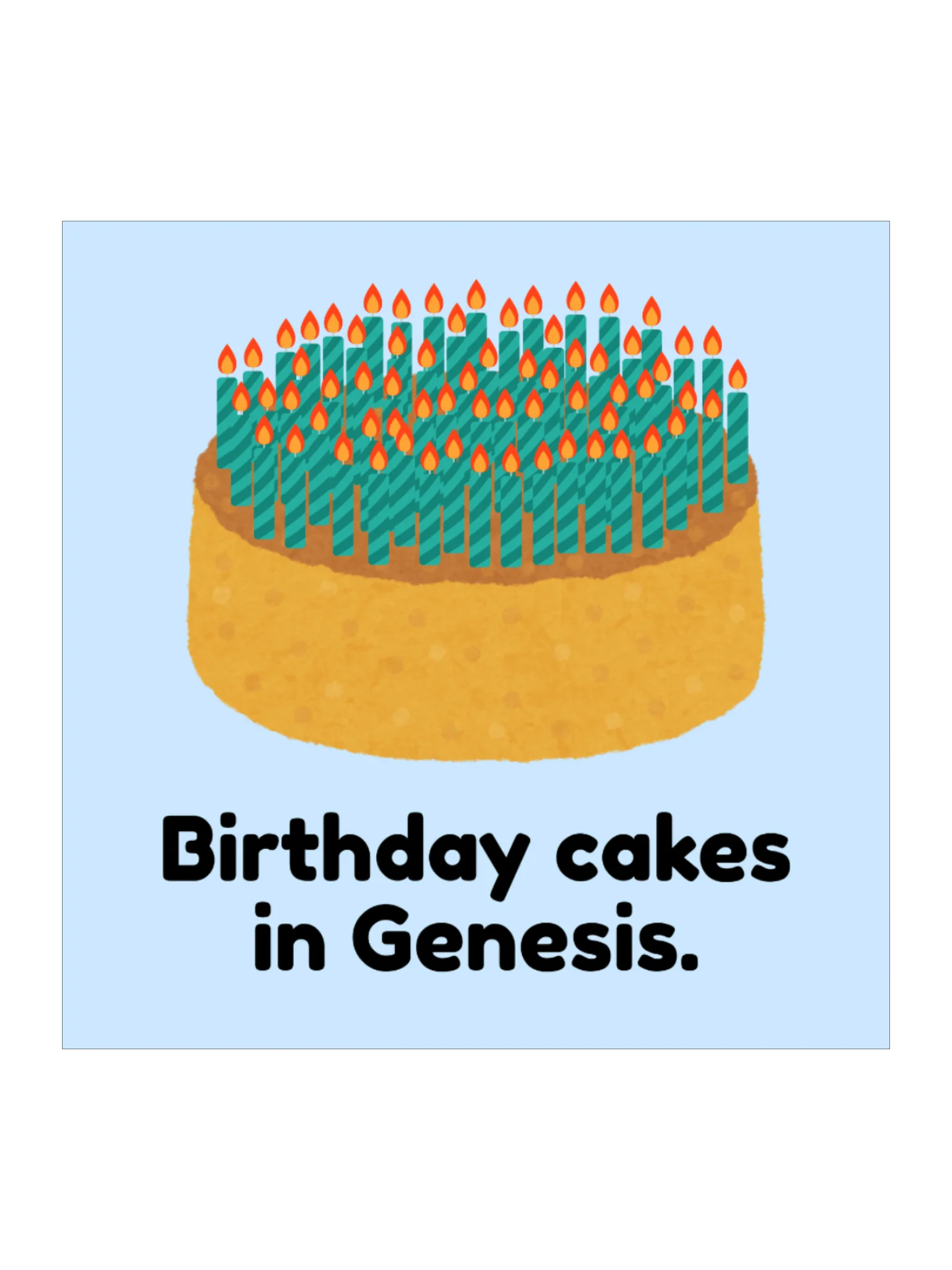 Birthday Cakes in Genesis - Sticker product image (2)