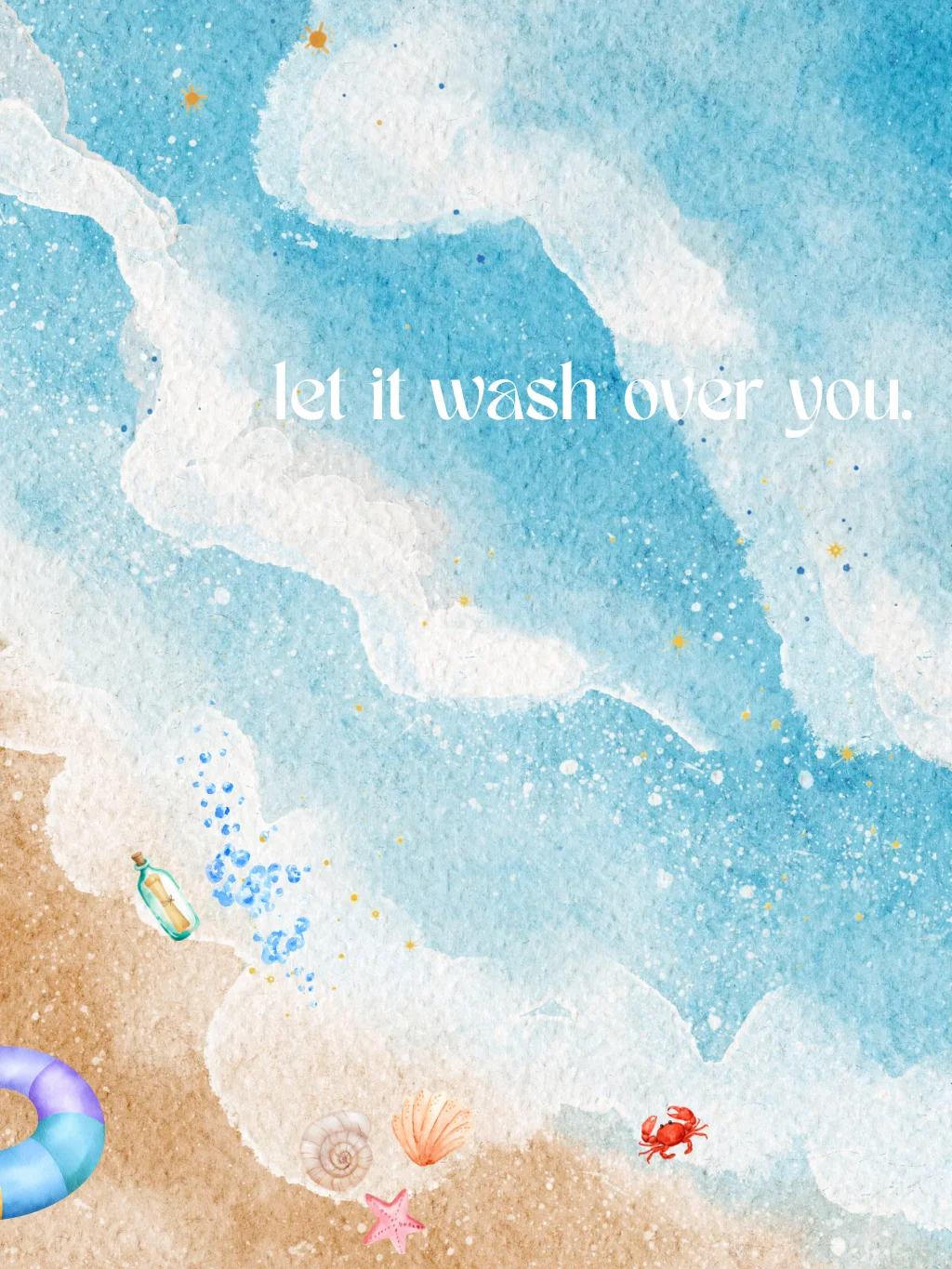 Let it Wash Over You - Phone Wallpaper product image (1)