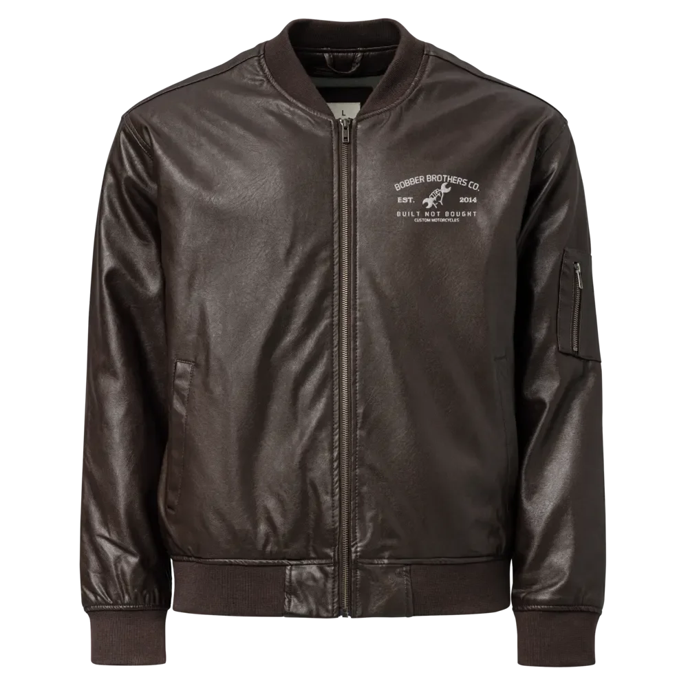 Built not Bought - Faux Leather Jacket - image 3