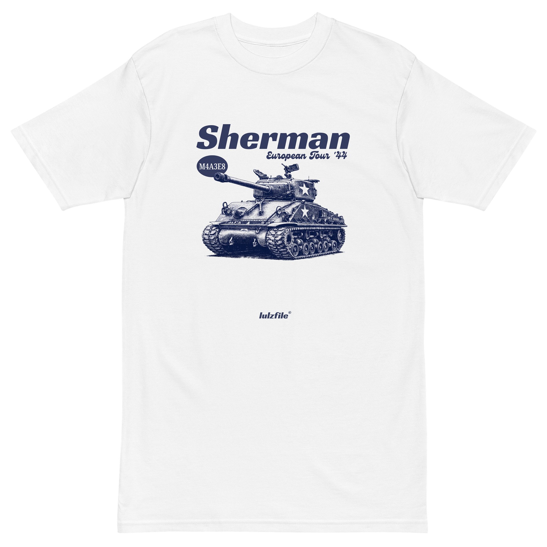 SHERMAN: The '44 European Tour – Heavyweight Garment-Dye Tee product image (2)