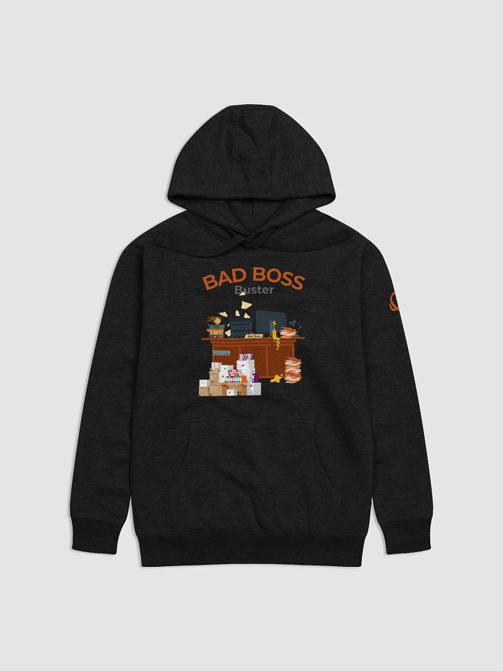 Bad Boss Buster White Logo Unisex Hoodie product image (1)