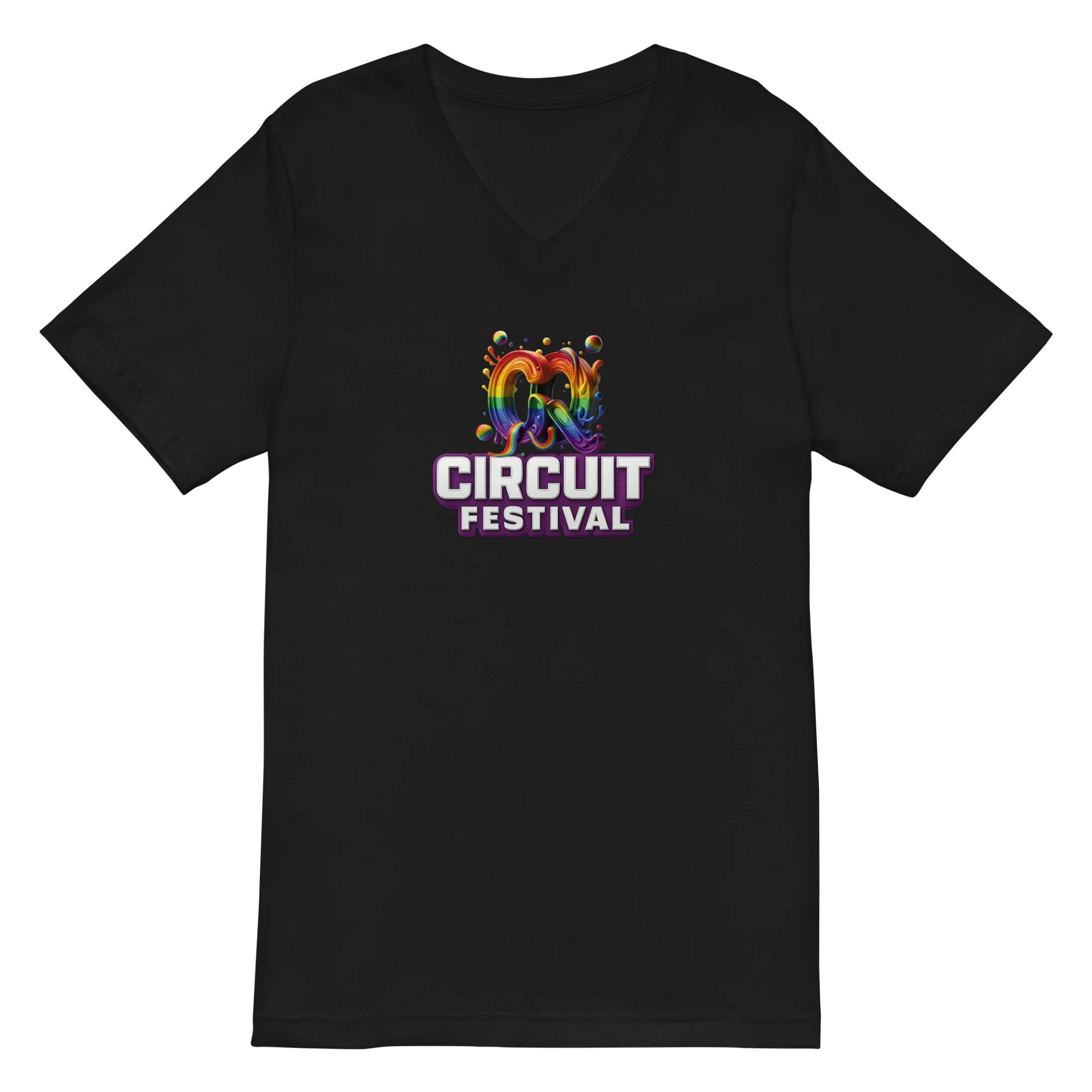 CQ CIRCUIT FESTIVAL V-NECK TEE product image (4)