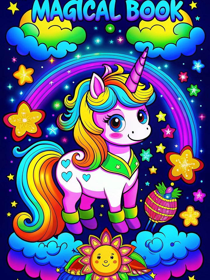 Magical Unicorn Coloring Book for Kids product image (2)