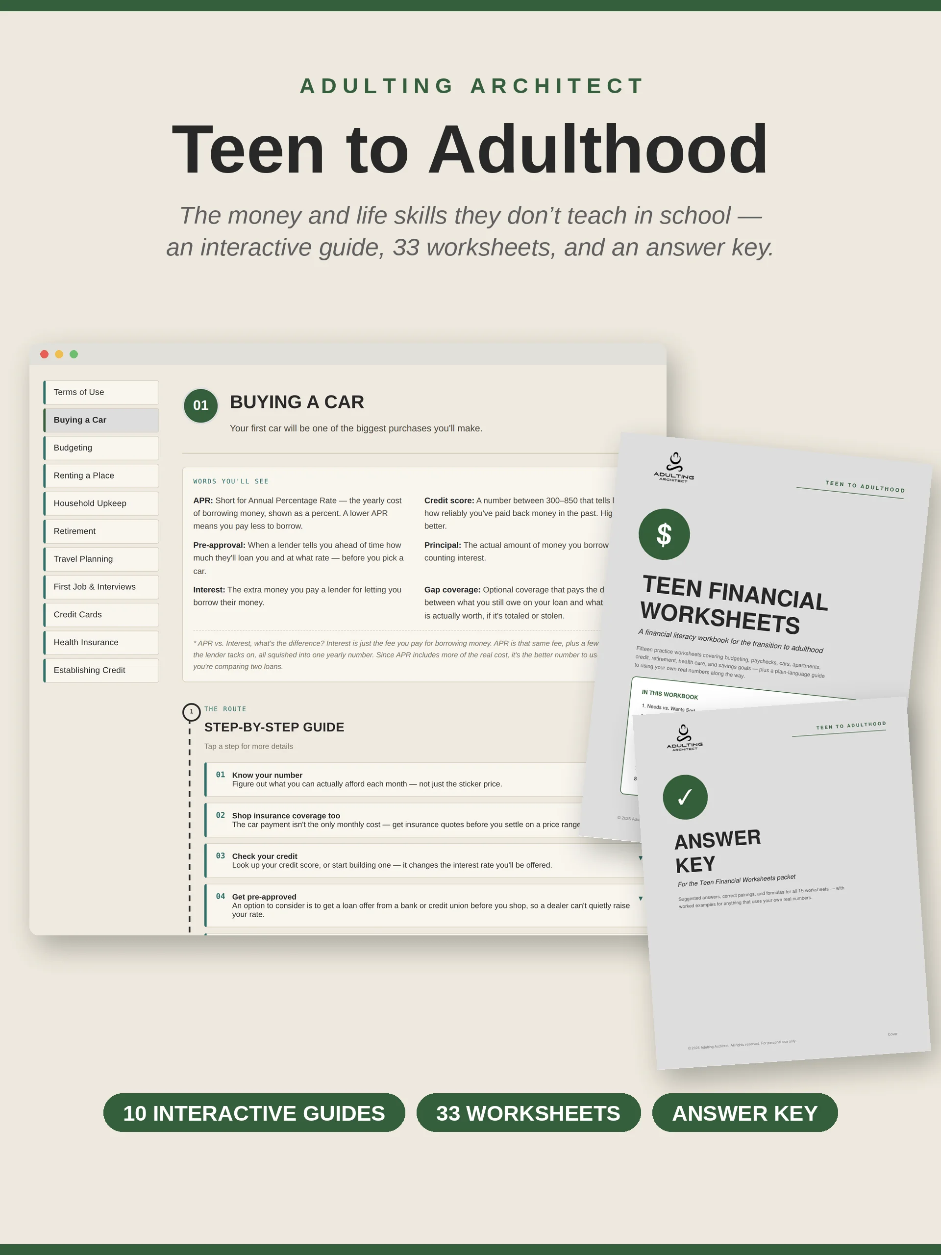 Teen to Adulthood: Life Skills Bundle product image (2)