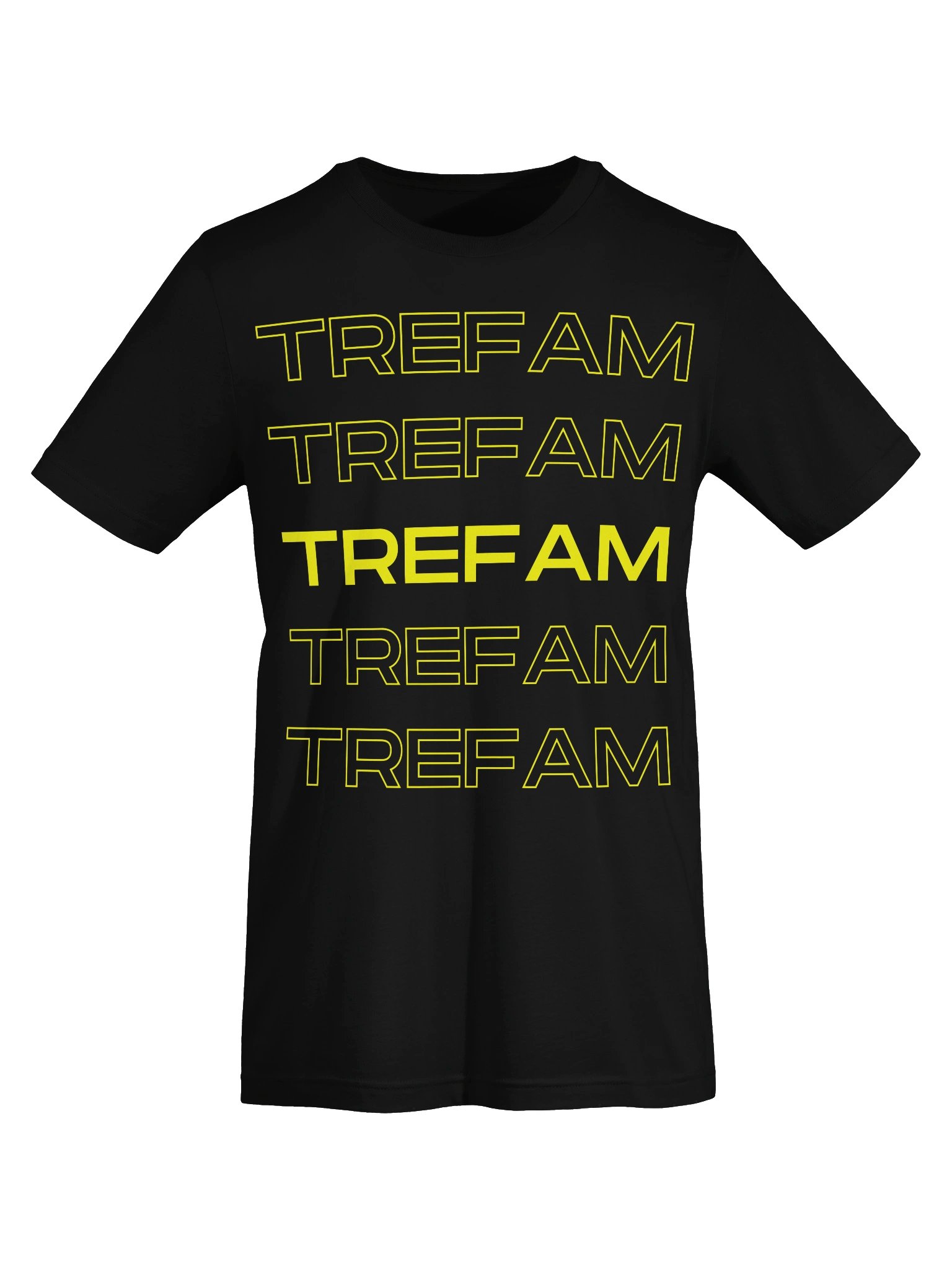TREFAM Yellow Outline Tee product image (13)