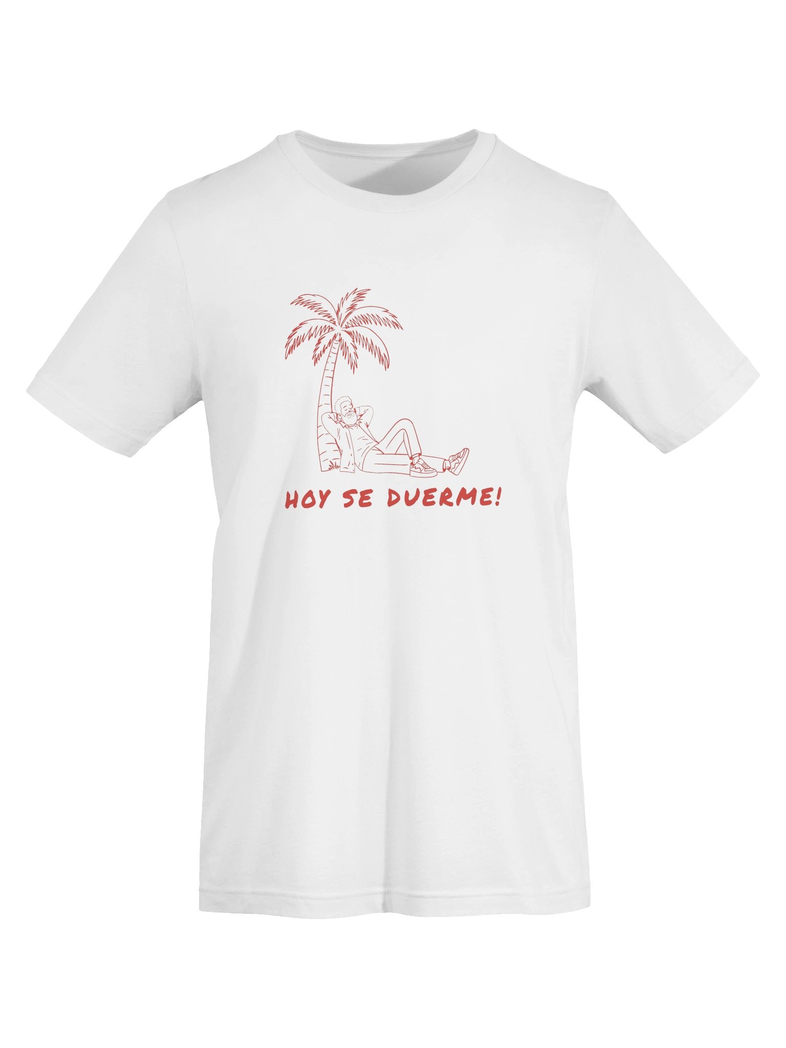 Hoy Se Duerme Tee — White & Vintage White product image (5)