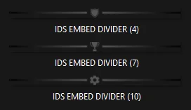 Fading Away Embed Divider Bars product image (3)