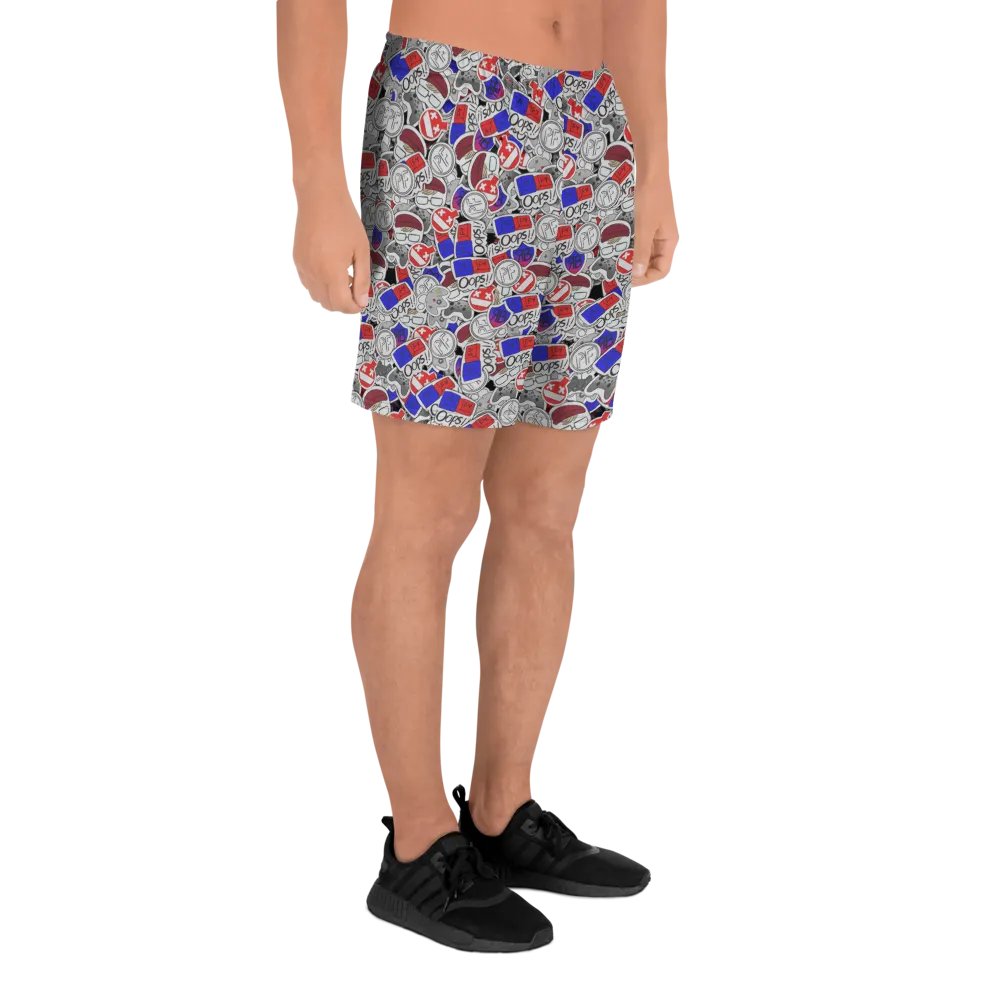 Sticker-Bomb Athletic Shorts product image (6)