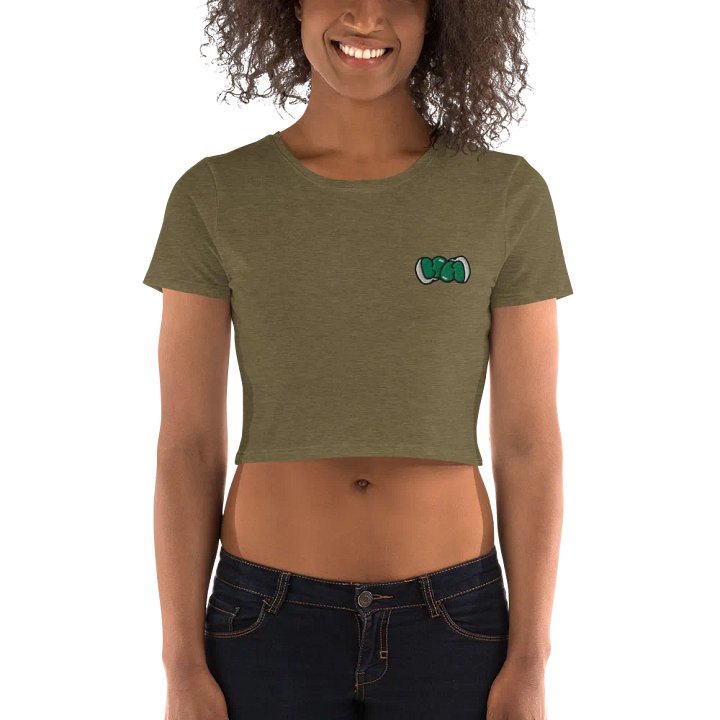 Hippie House "Gameboy" Edition x Bella+Canvas Crop Top Stitched product image (2)