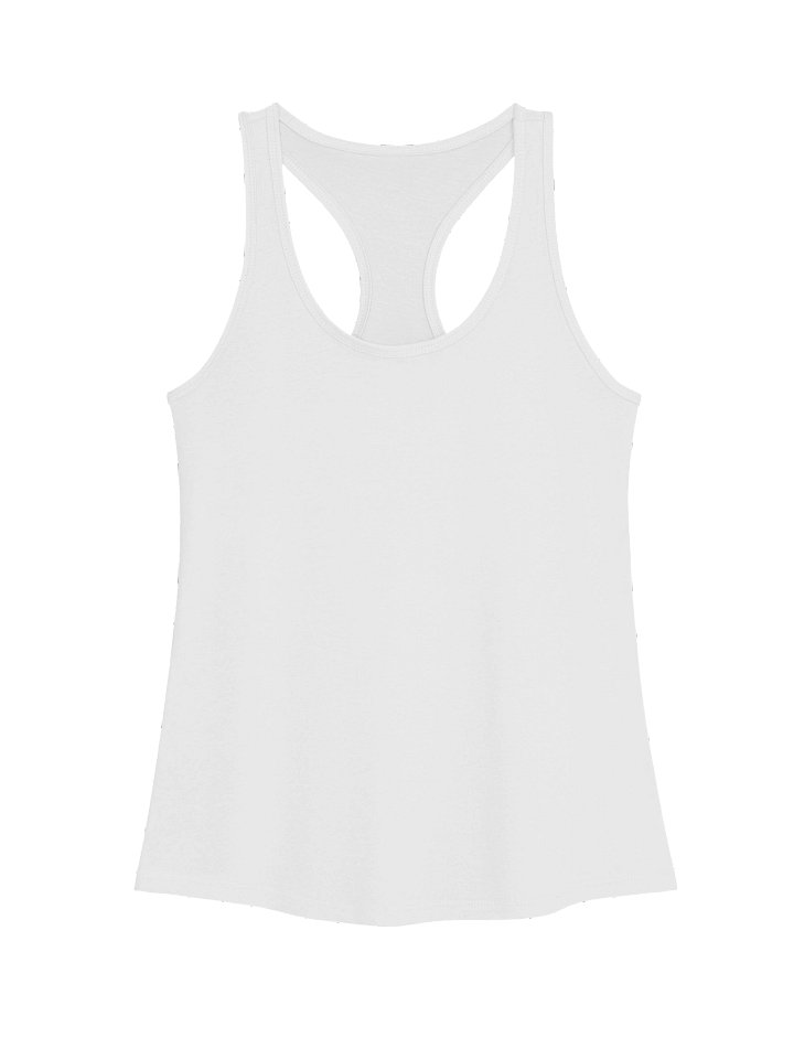 The Gatekeeper’s Key – White Reverse Clarity Edition (Back Print Only) | Women’s Racerback Tank product image (1)