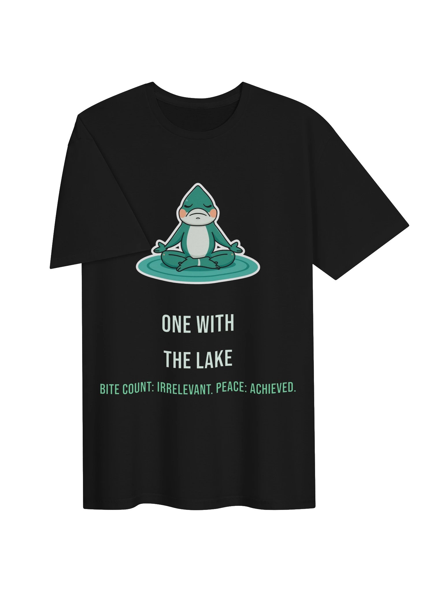 Funny Fishing Dad Shirt – One With the Lake product image (3)