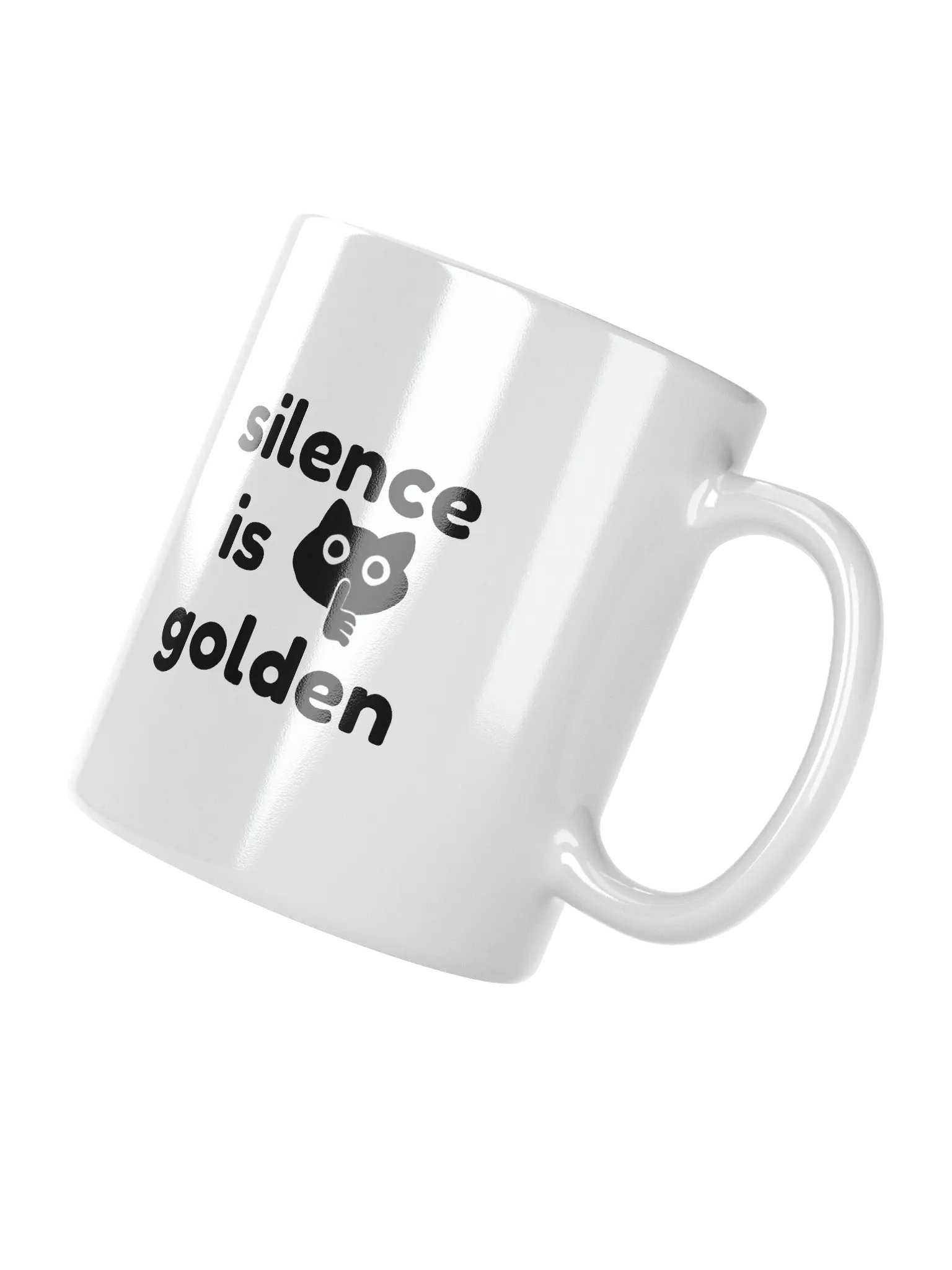 Silence is Golden Mug product image (3)