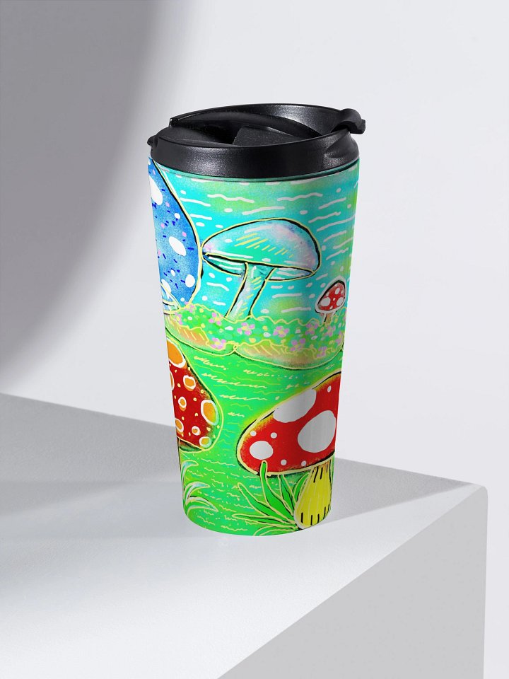 Whimsical Mushroom Kingdom Stainless Steel Travel Mug product image (2)