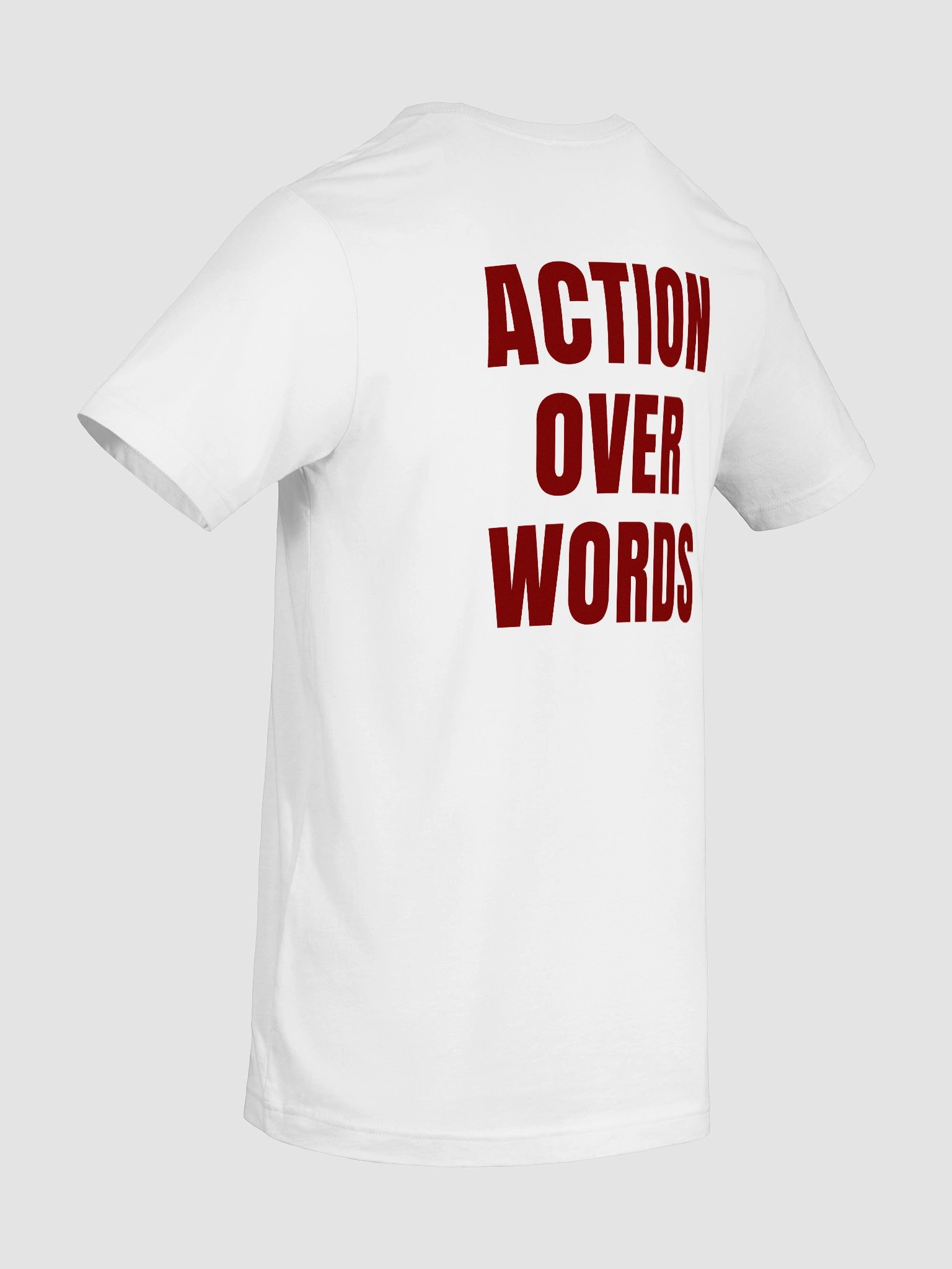 Action Over Words T-Shirt | Minimal Motivational Quote Tee product image (11)