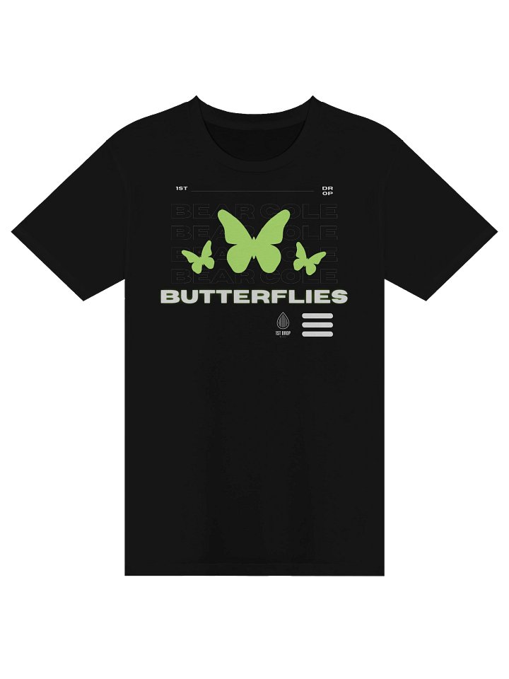 Bear Cole Butterflies Tech T-shirt product image (1)