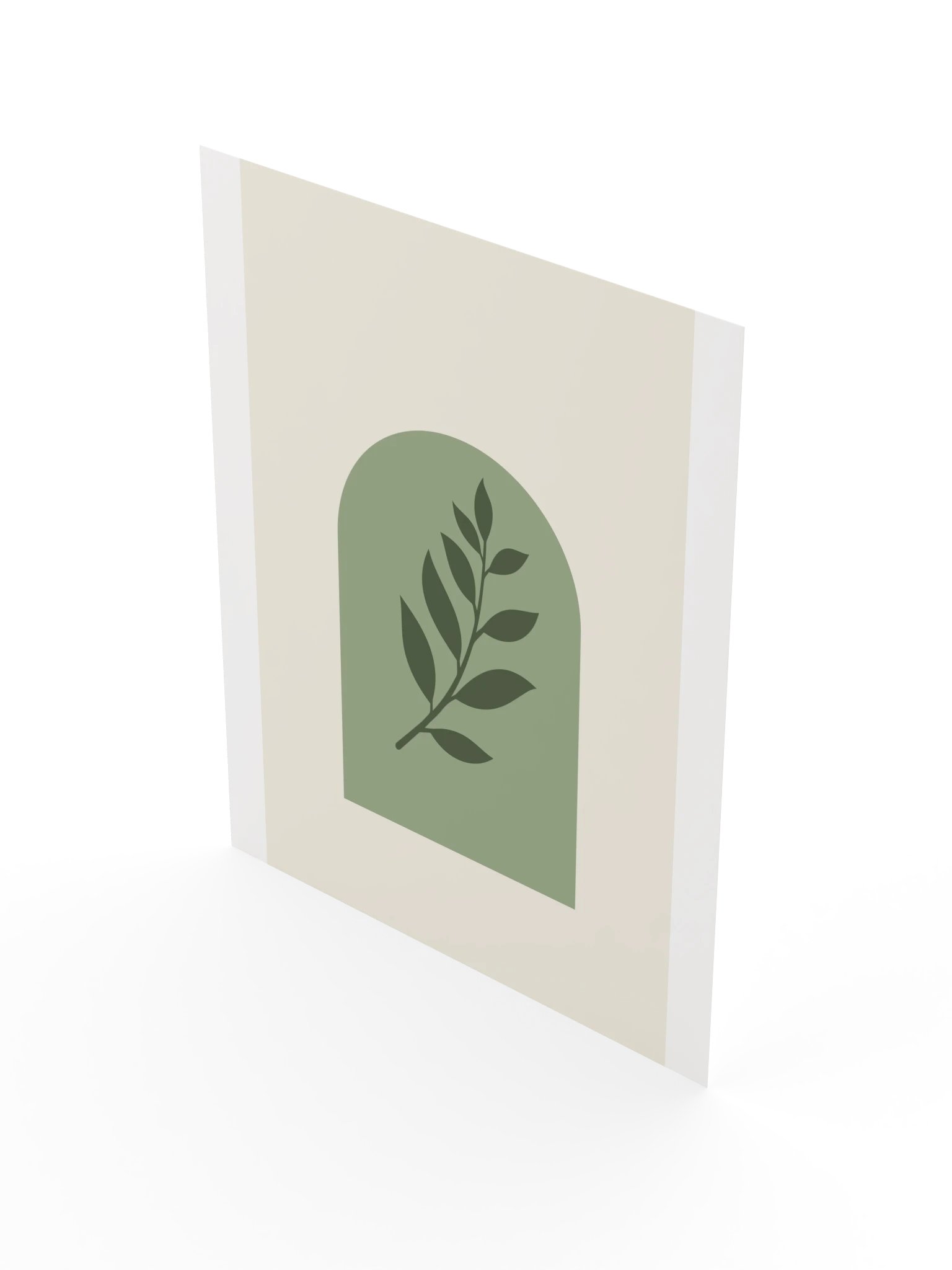 Sage Green Botanical Arch Print | Bathroom Wall Art product image (5)