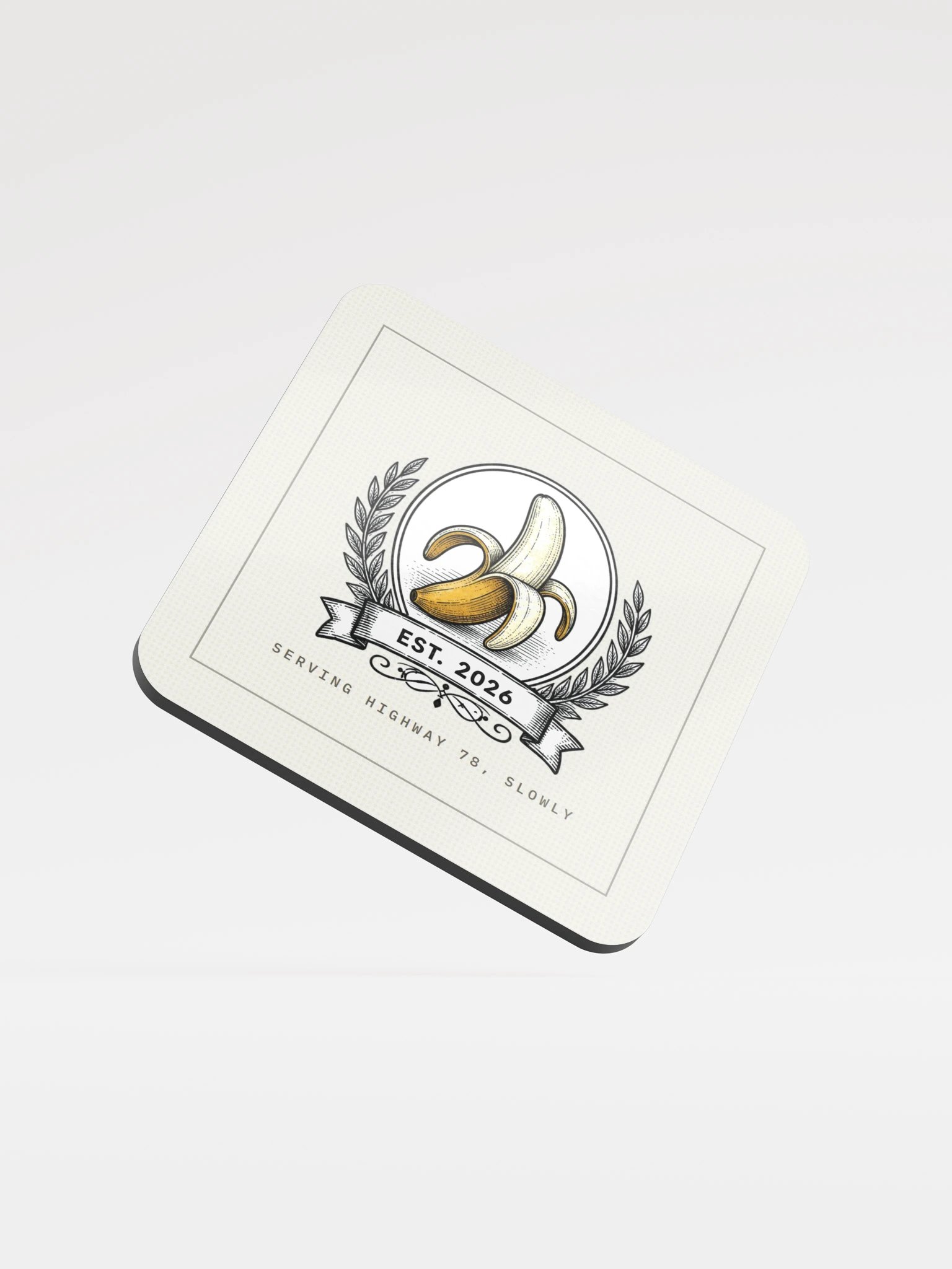 The Banana Crest Coaster product image (1)