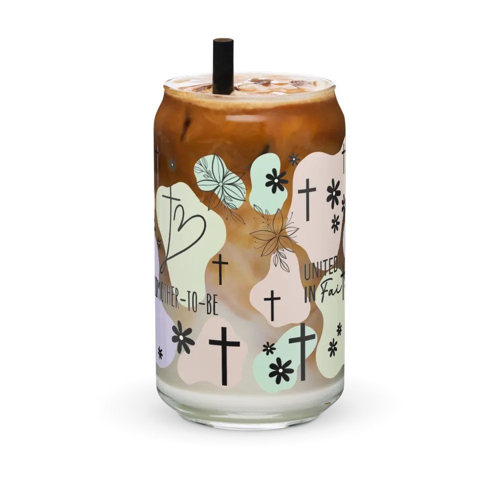 Godmother proposal gift with Bible verse with lid and straw product image (12)