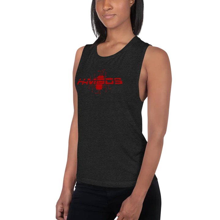 H-Mods Attack logo ladies tank product image (2)