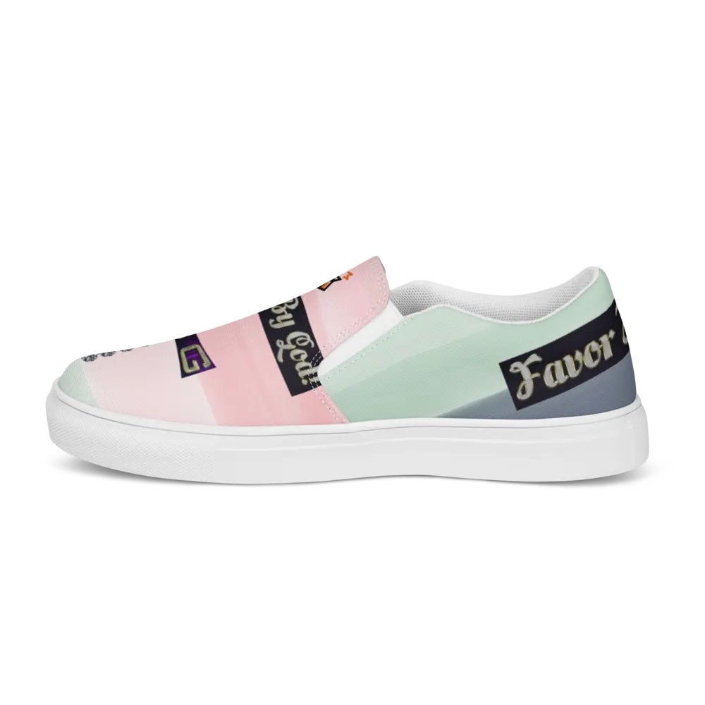 BBG Pink and Green Women's Slip On product image (10)