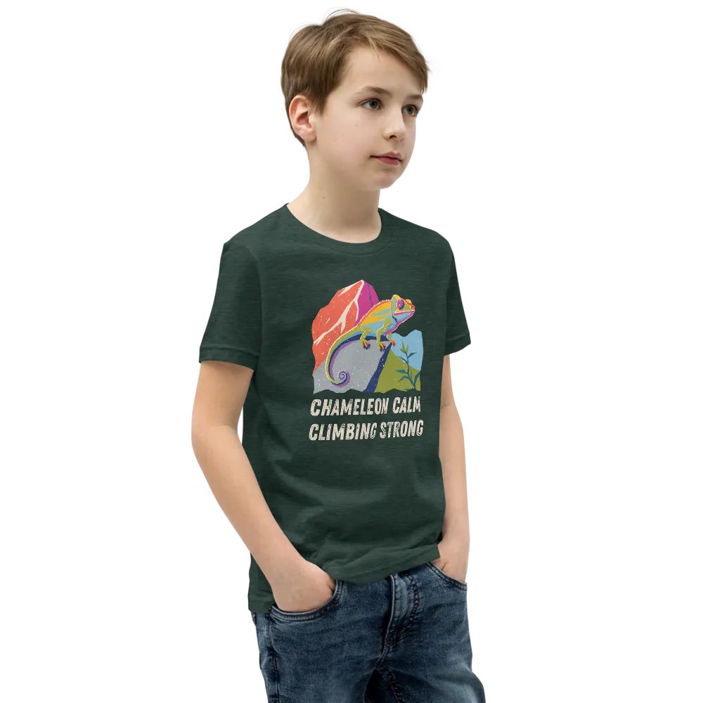 Chameleon Calm - Youth Climbing T-Shirt product image (22)