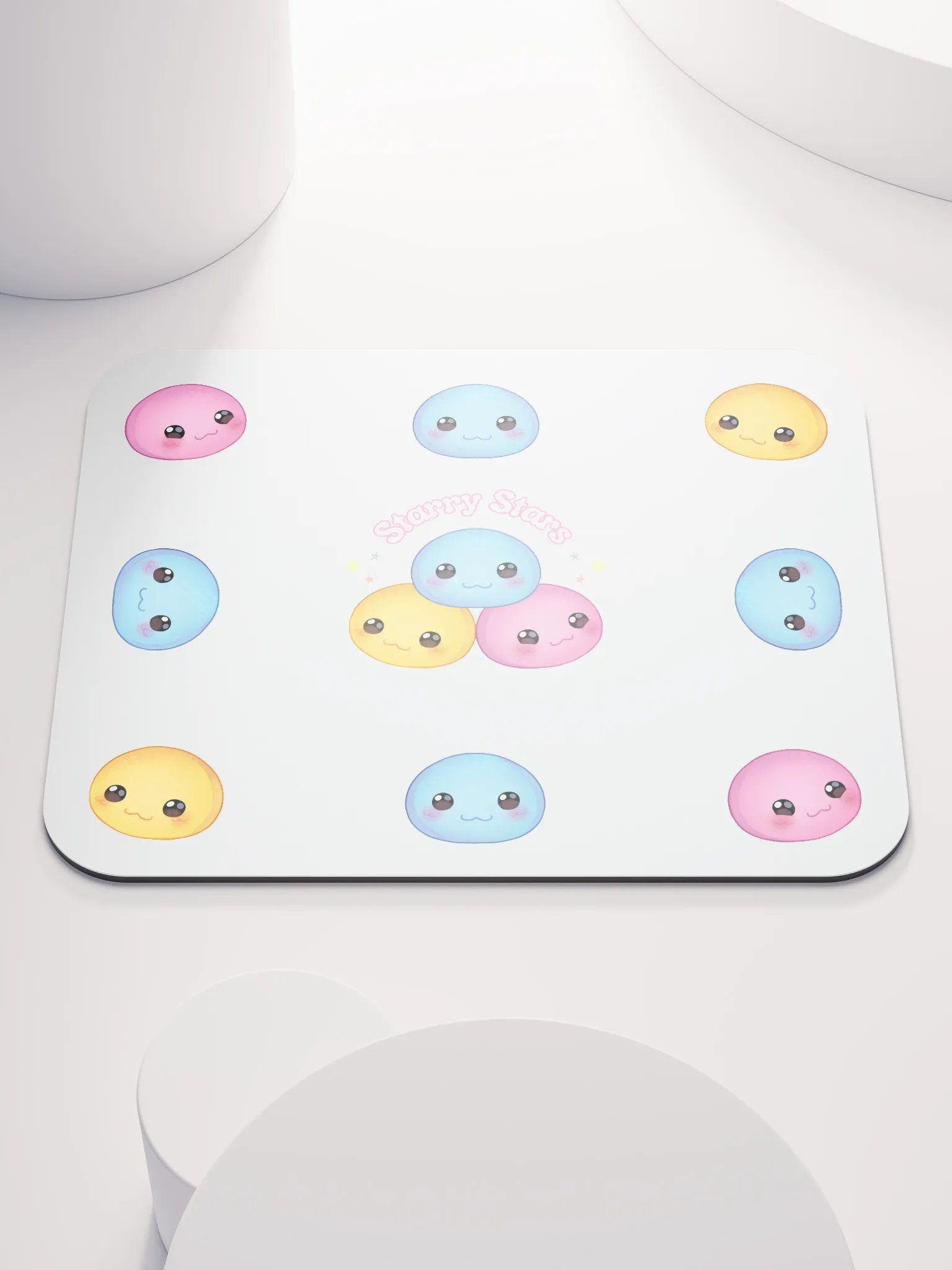 Starry Stars Mochi Mousepad product image (1)