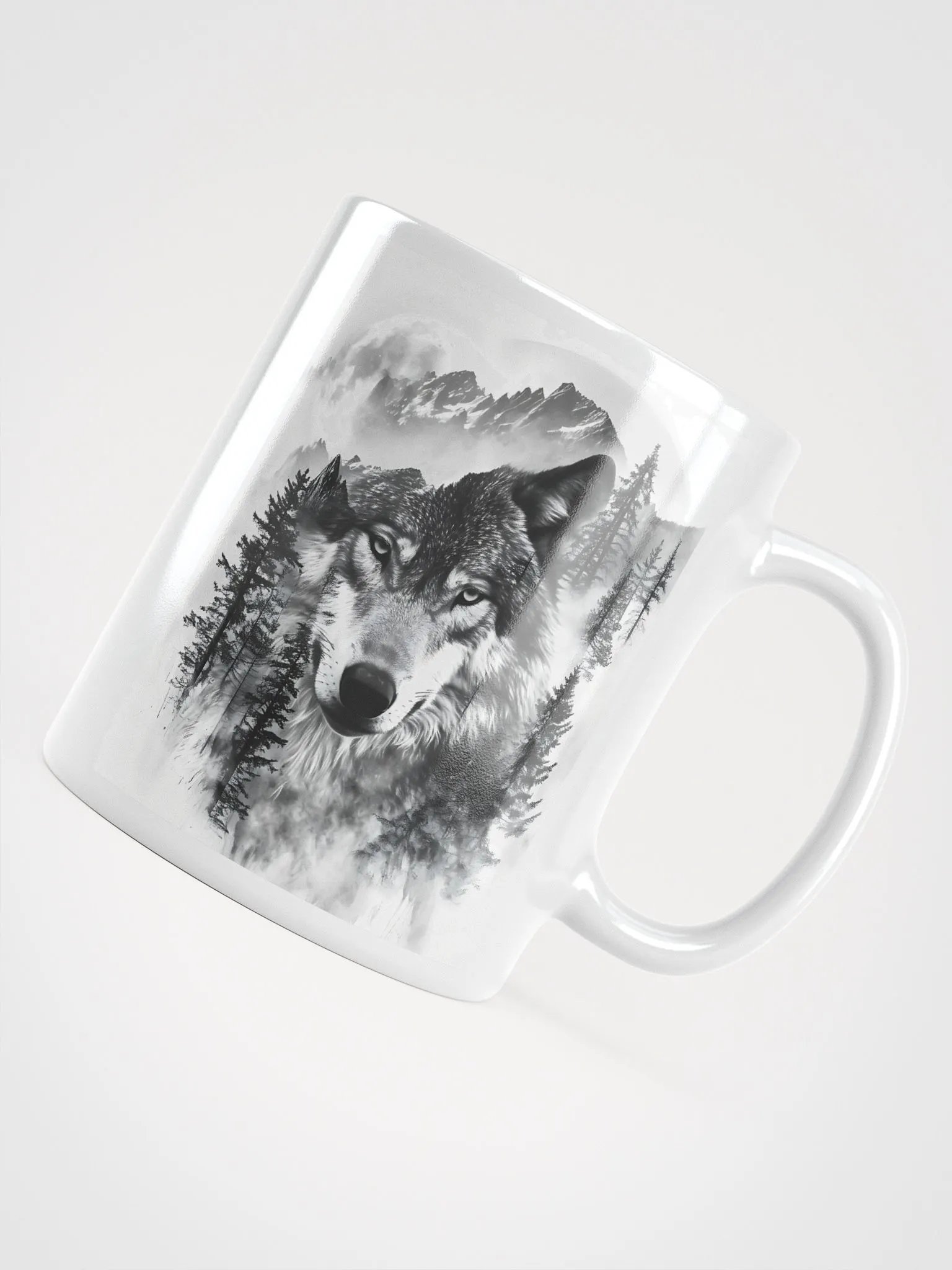 Mystical Wolf Symphony Mug product image (4)