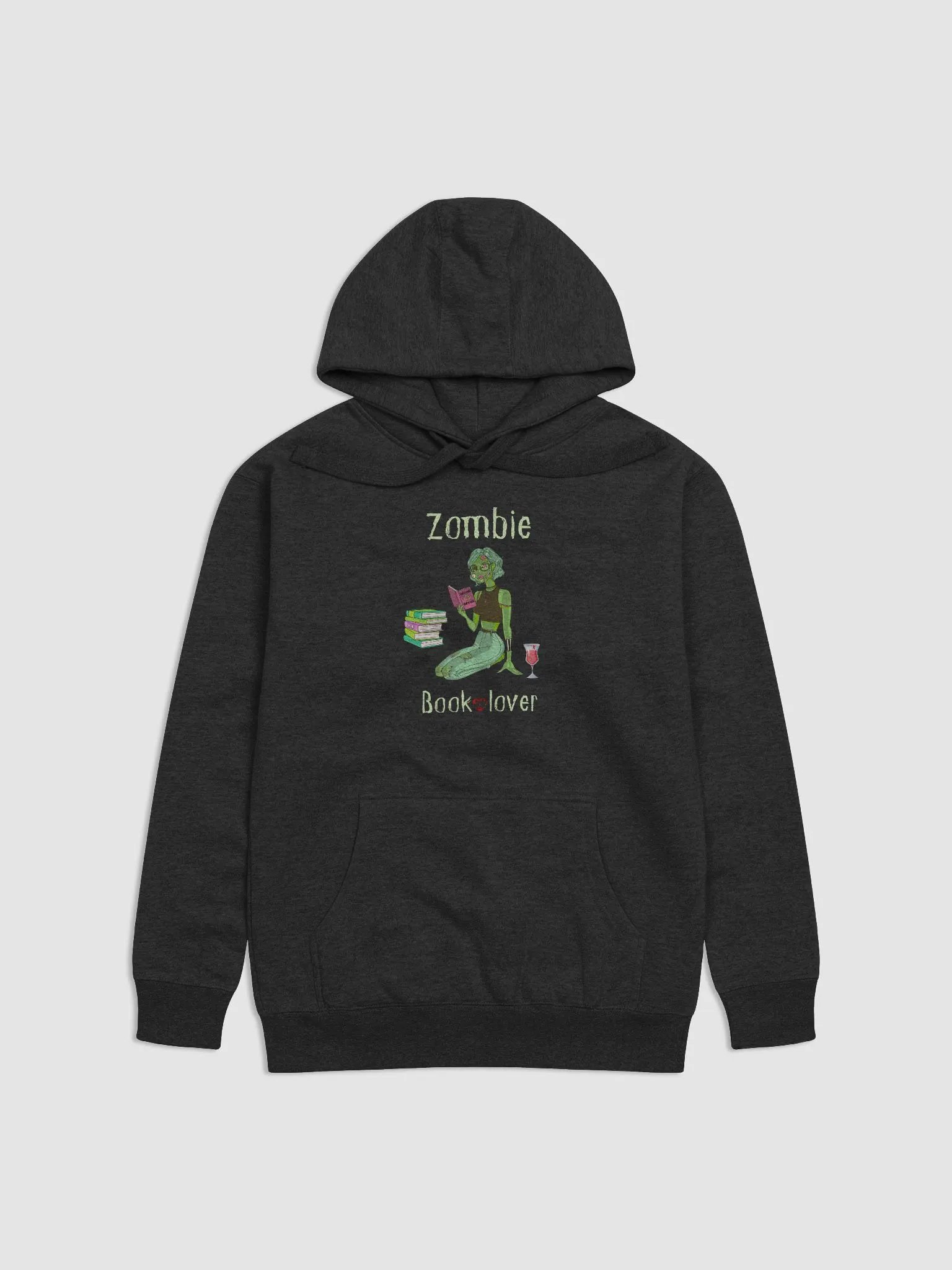 Zombie Book Lover - Black Unisex Hoodie product image (1)