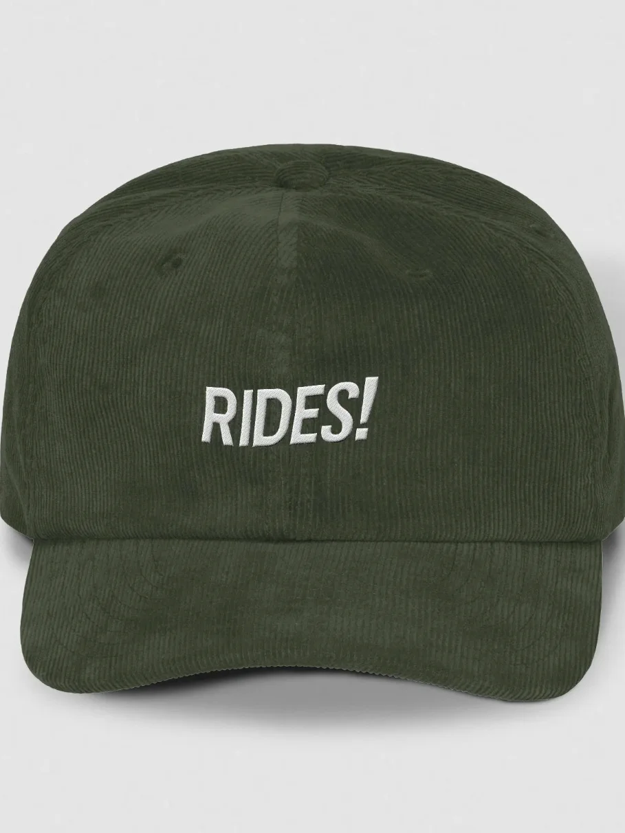 RIDES! Corduroy Hat (Green) product image (1)