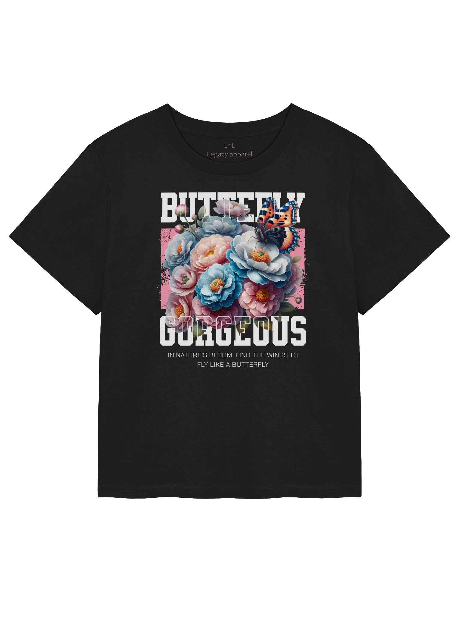 L4L "Butterfly Courage" oversized Tee product image (1)