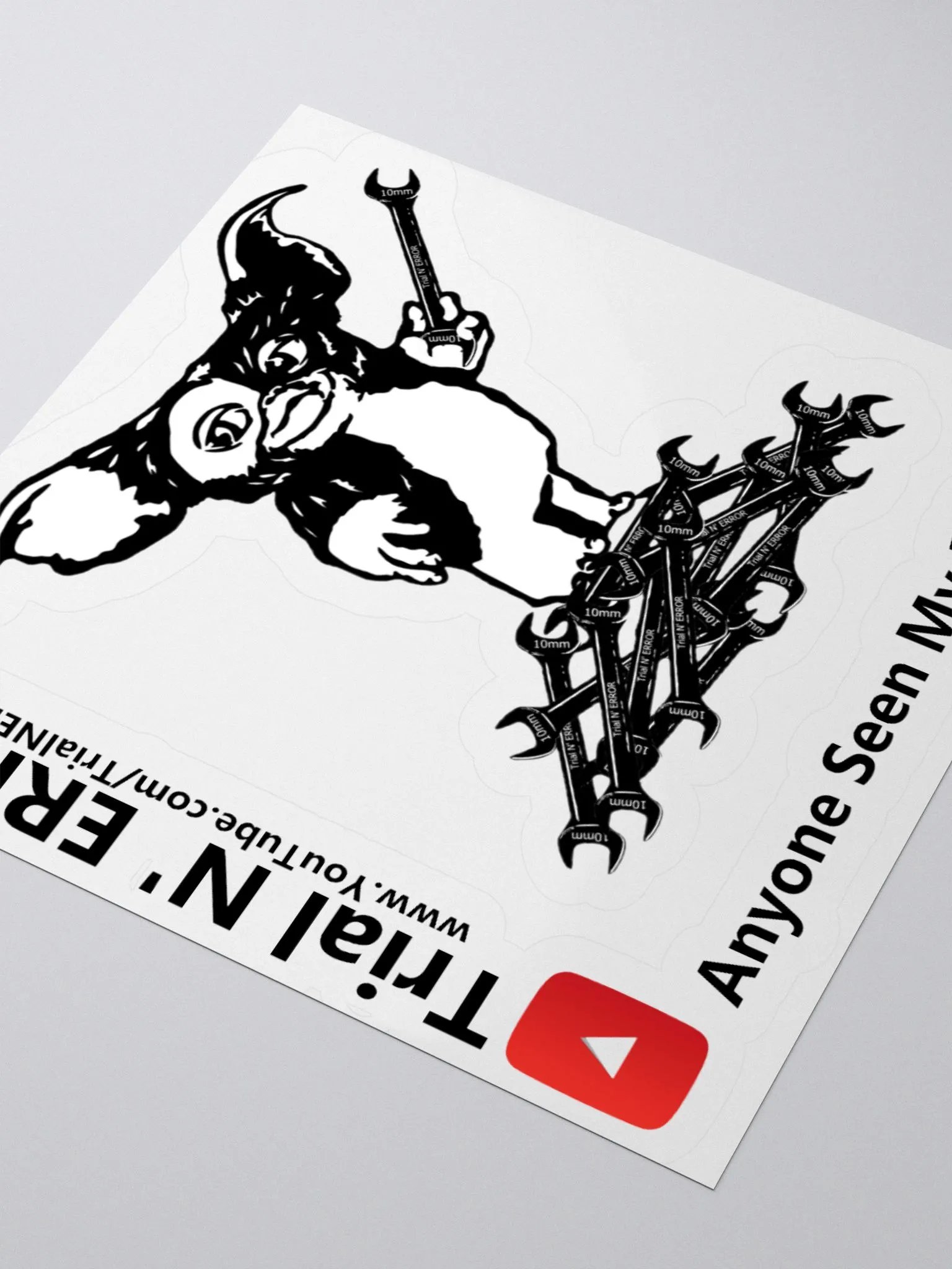 10mm Wrench Gremlin Decal product image (8)