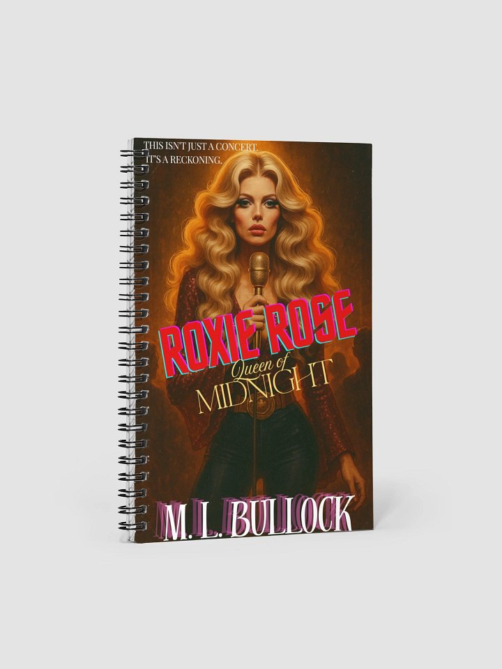 Flaming Guitar Dreams: Roxie Rose Spiral Notebook product image (1)