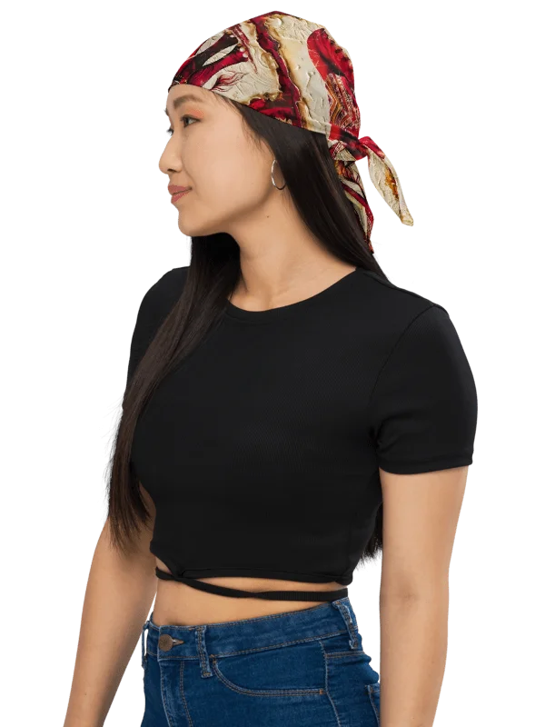 Crimson Red Elephant Bandana product image (2)