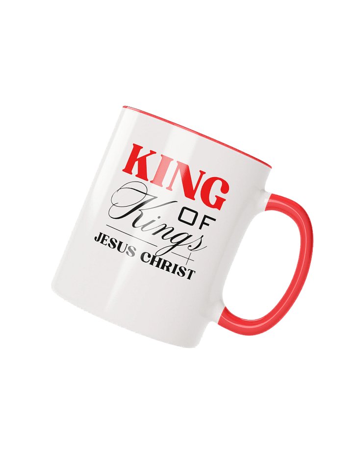 King of Kings Juses Christ Christian Mug | Christian Faith Gift | Inspirational Coffee Cup for Believers product image (3)