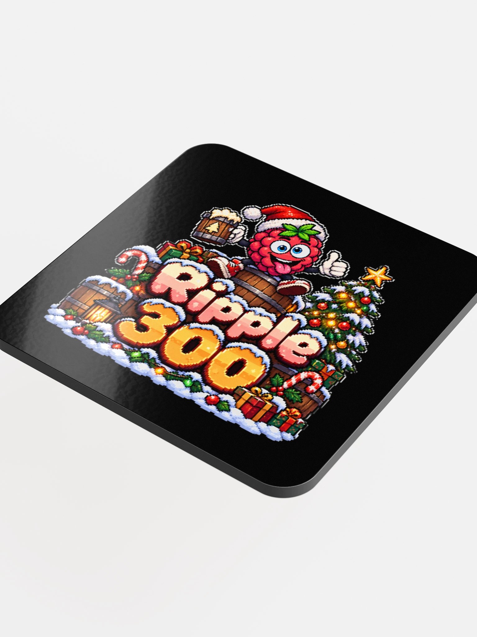 Ripple Pixel Christmas Coaster product image (4)
