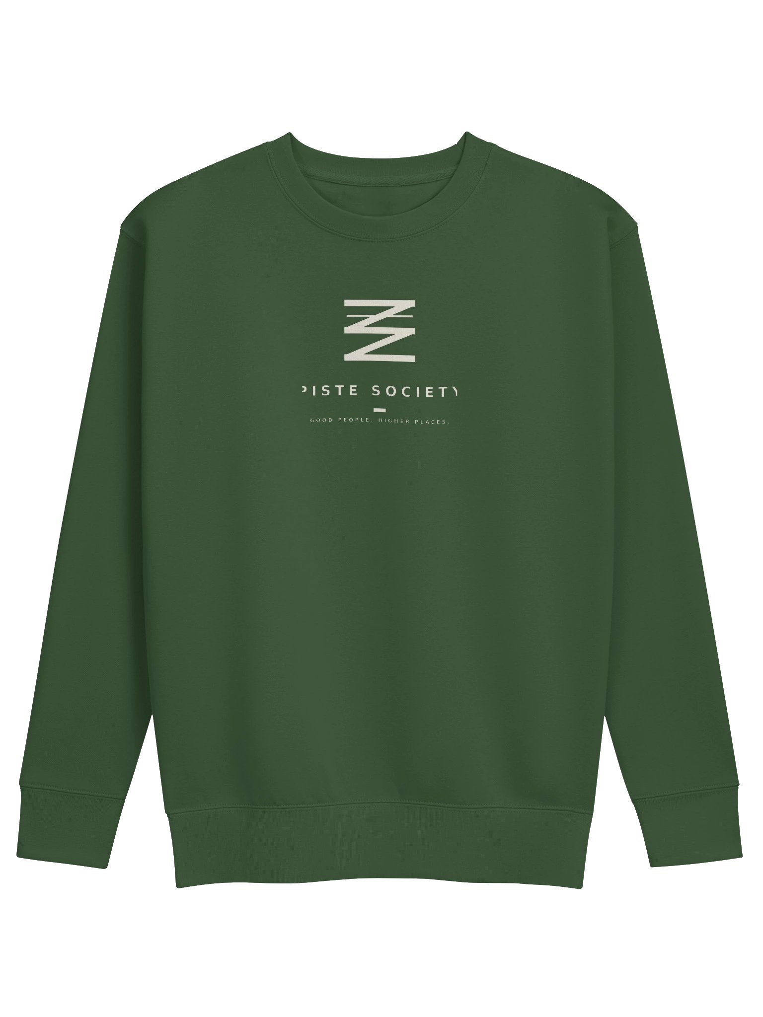PISTE SOCIETY Wordmark Crewneck – Forest product image (1)