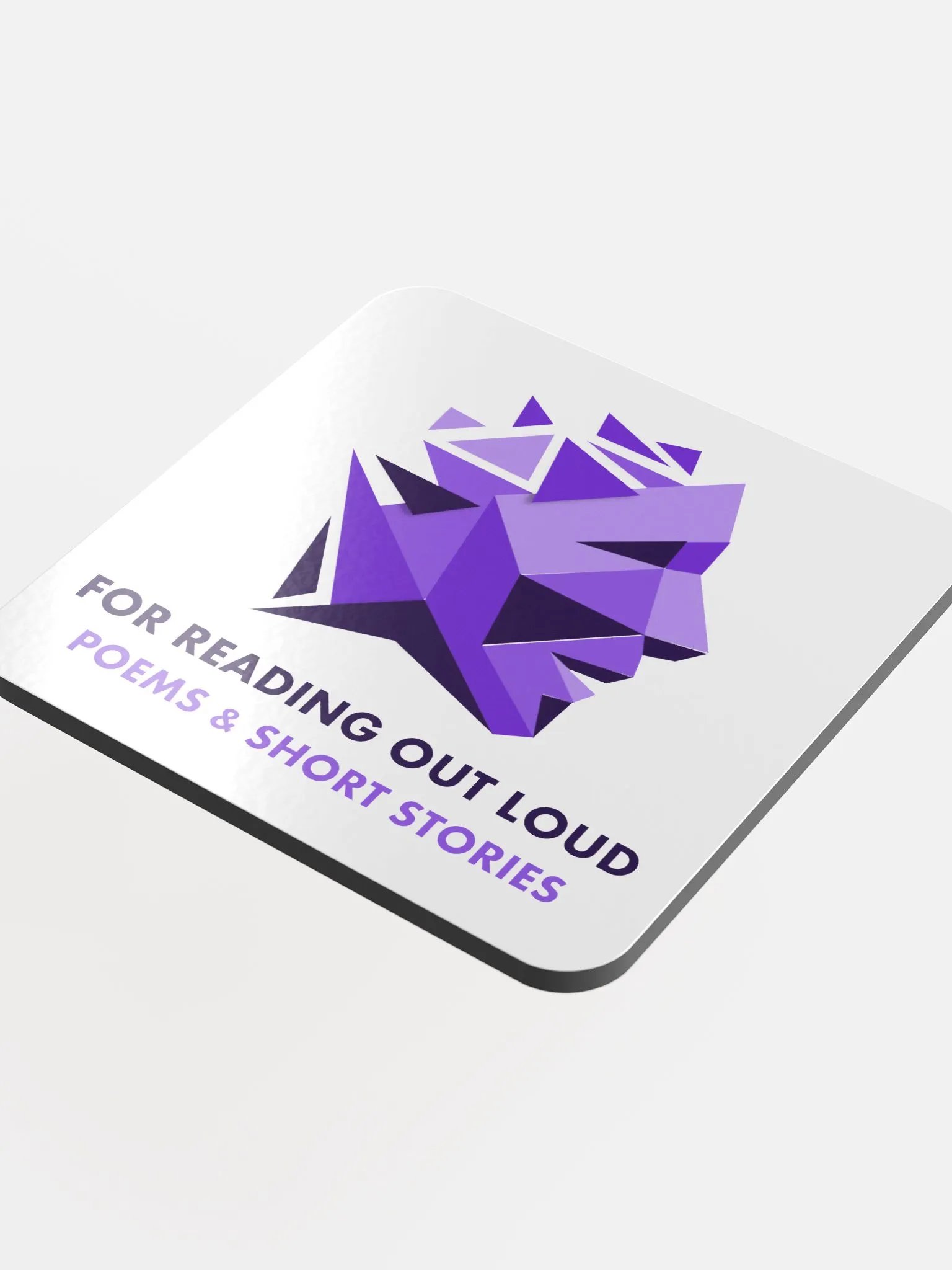 For Reading Out Loud logo Cork Coaster product image (4)