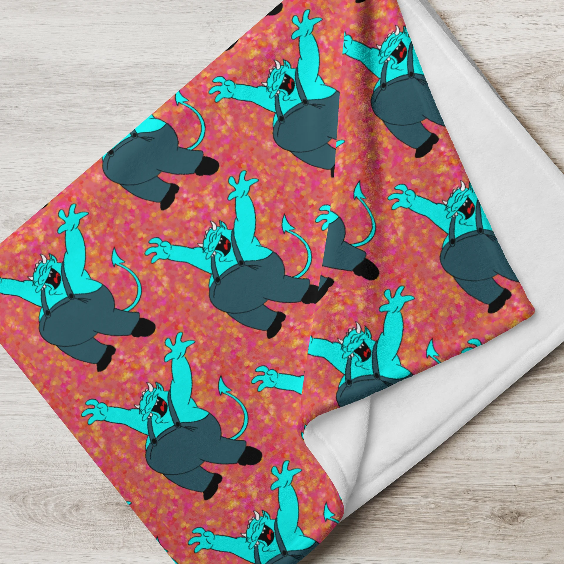 Donut hell Throw Blanket product image (7)