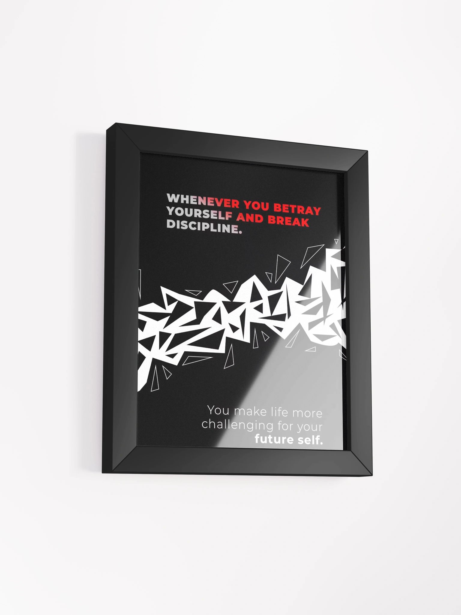 Motivational Wall Art, Wood Framed Poster product image (12)