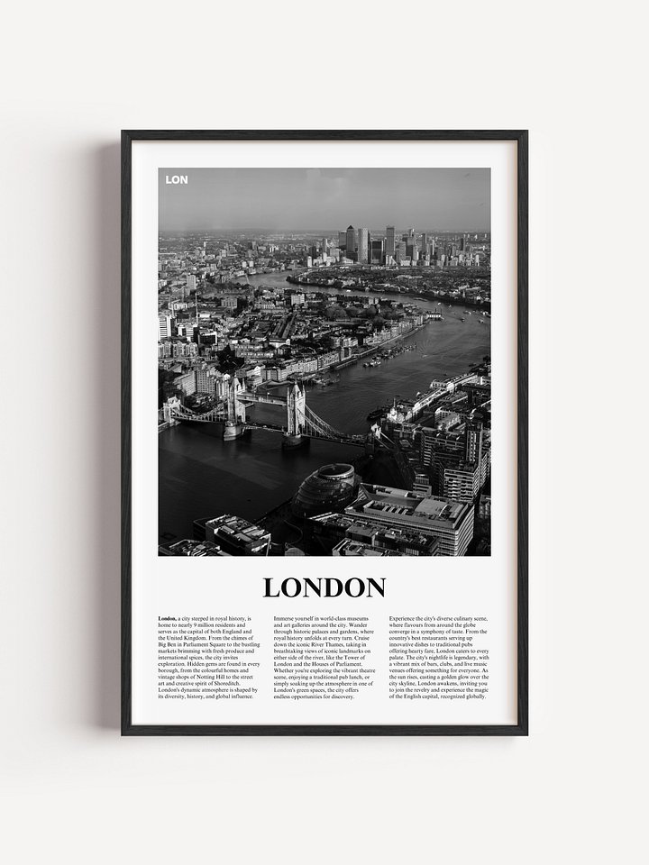 London 02 Newspaper Poster product image (1)