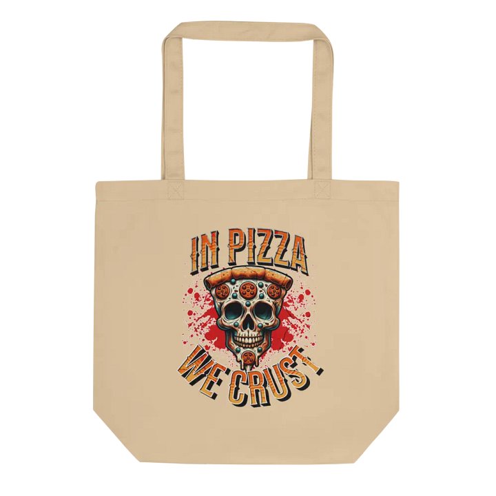 In Pizza We Crust Skull Eco Tote product image (1)