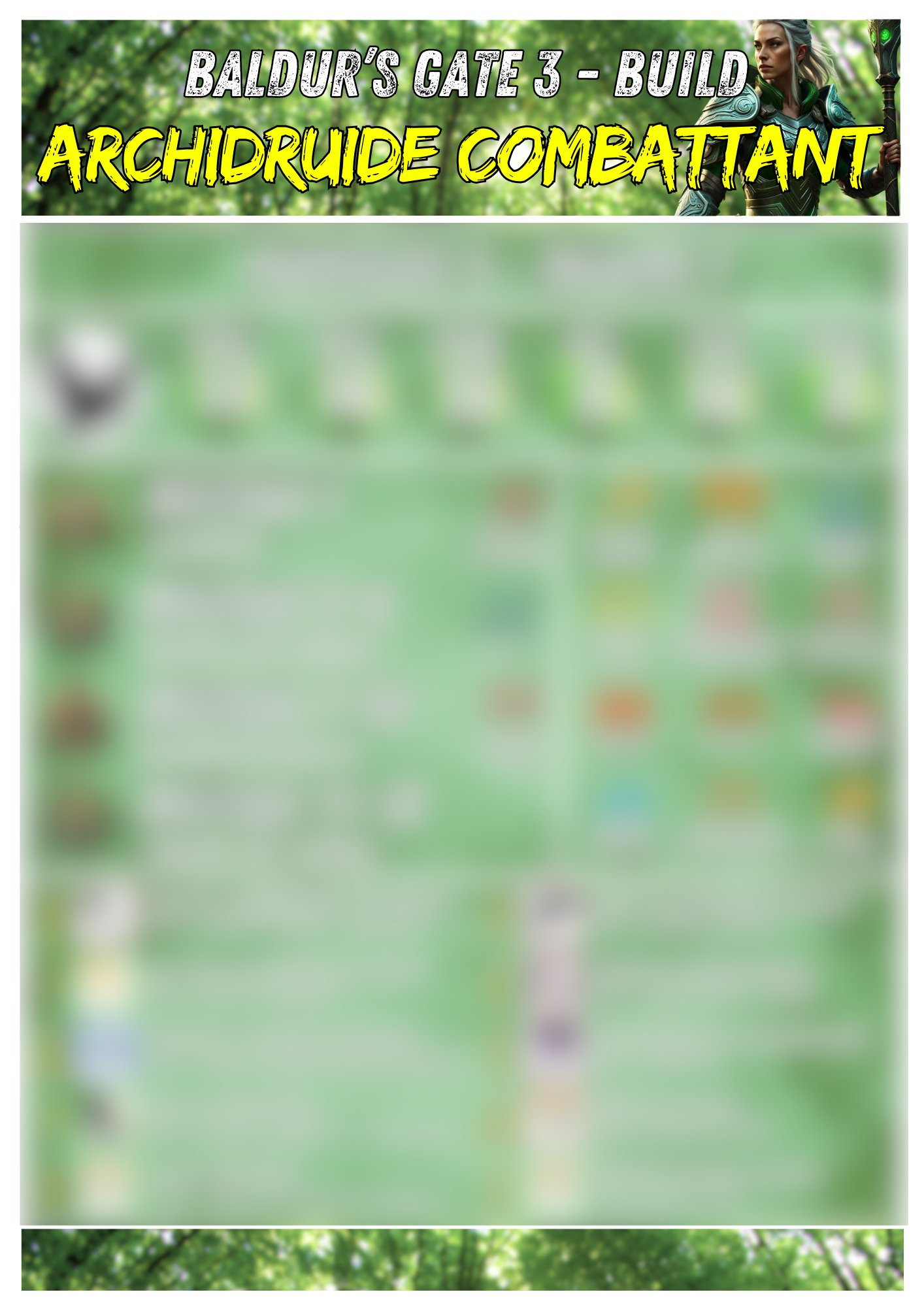 PACK de 13 Builds Baldur's Gate 3 - 2e version product image (9)